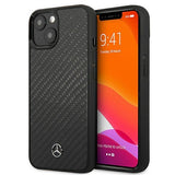Mercedes MEHCP13SRCABK iPhone 13 mini 5,4" sort/sort carbon hardcase Dynamic Line