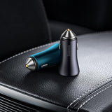 Baseus Golden Contactor Pro car charger 2x USB-C 40W blue (CGJP000003)