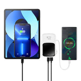 Baseus Qpow power bank 10000mAh indbygget USB Type-C kabel 22,5W Quick Charge SCP AFC FCP hvid (PPQD020102)