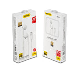 Dudao in-ear hovedtelefoner med USB Type-C-kontakt hvid (X14PROT)