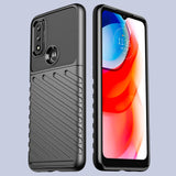 Thunder Case fleksibelt pansret cover til Motorola Moto G Play 2022 sort