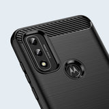Carbon Case Flexible Cover Sleeve Motorola Moto G Play 2022 sort