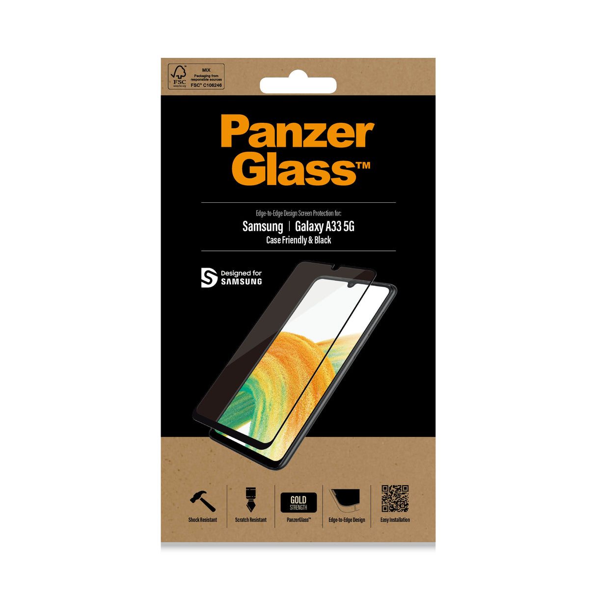 PanzerGlass Samsung Galaxy A33 5G (CF), Black