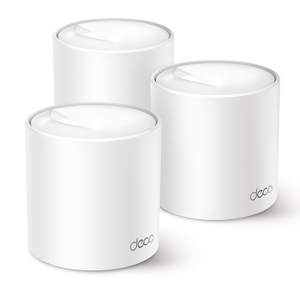 TP-Link Deco X50 (3-pack) Dual-band (2,4 GHz / 5 GHz) Wi-Fi 6 (802.11ax) Hvid Intern