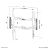 Neomounts WL30-550BL14 tv-beslag 190,5 cm (75") Sort