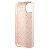 Guess GUHCP13SSLTGP iPhone 13 mini 5.4" pink/pink hardcase Silicone Triangle