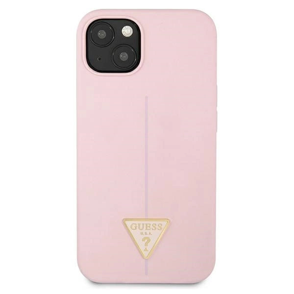 Guess GUHCP13SSLTGU iPhone 13 mini 5.4" purple/purple hardcase Silicone Triangle