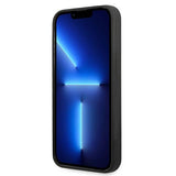 Karl Lagerfeld Silicone Plaque Case for iPhone 13 Pro / iPhone 13 - Black