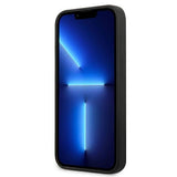 Karl Lagerfeld Silicone Plaque Case for iPhone 13 - Black