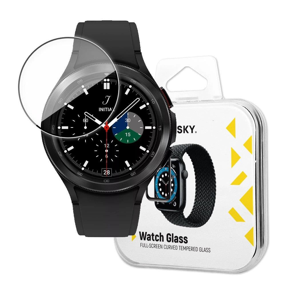 Wozinsky Watch Glass hybrid glas til Samsung Galaxy Watch 4/5 40 mm sort