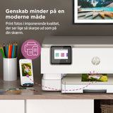 HP ENVY Inspire 7220e Trådløst All-in-One Farve Printer, Instant Ink; Kopimaskine, scanner