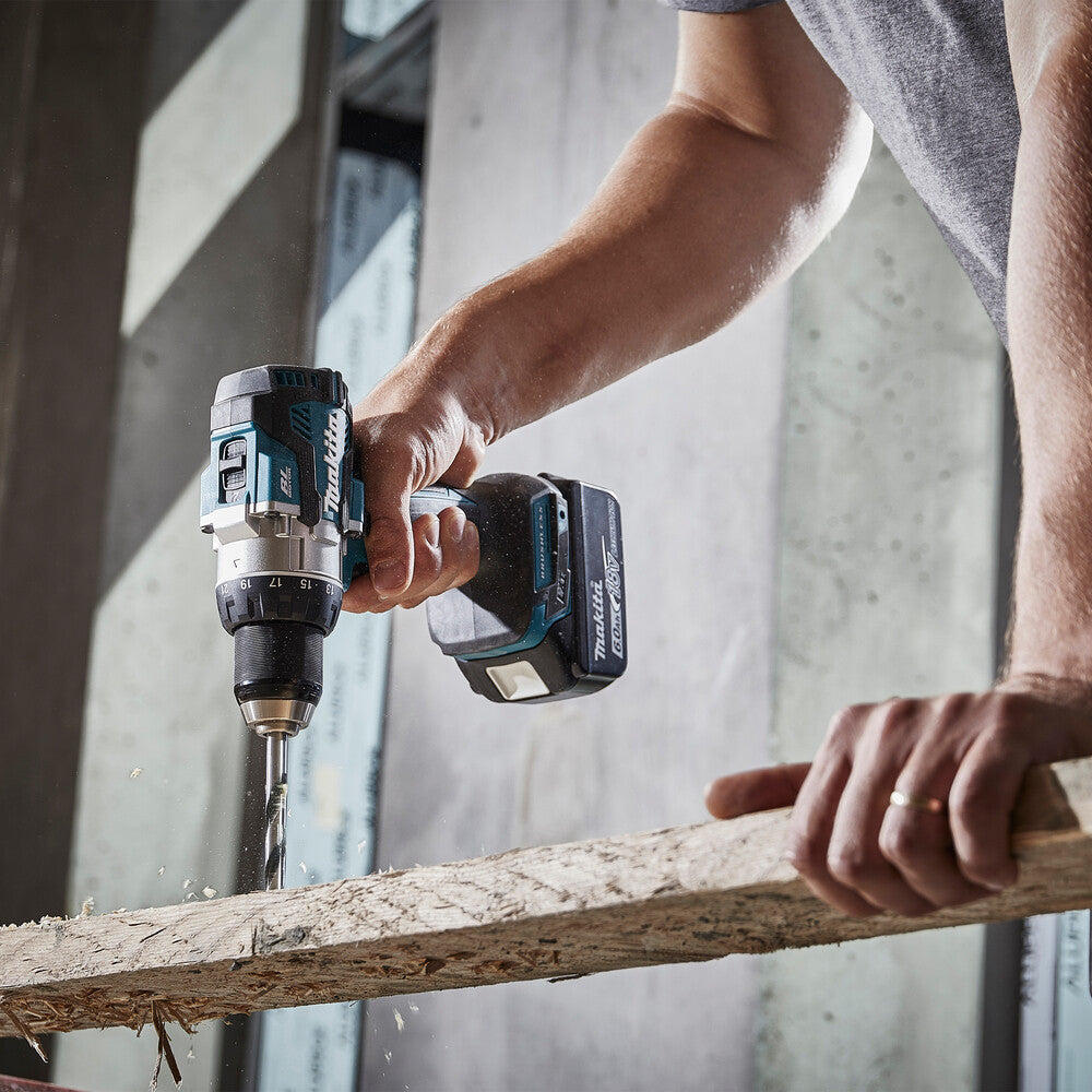 Makita DDF489Z elektrisk skruetrækker & slagbor 1800 rpm Sort, Blå, Stål