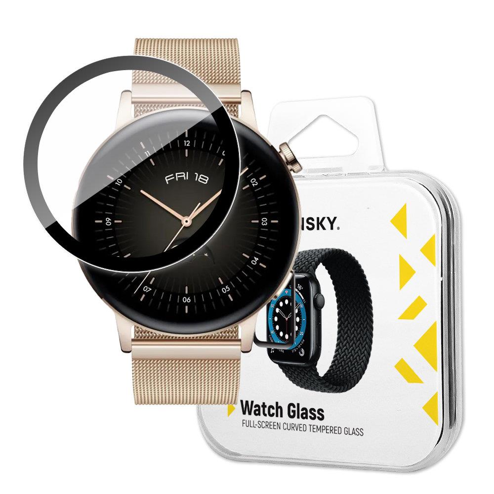 Wozinsky Watch Glass Hybrid Glass til Huawei Watch GT 3 42mm sort