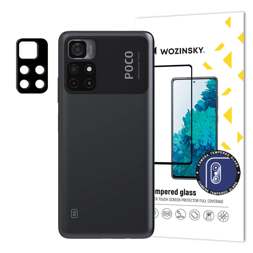 Wozinsky Full Camera Glass 9H Full Camera Tempered Glass til Xiaomi Poco M4 Pro 5G Kamera