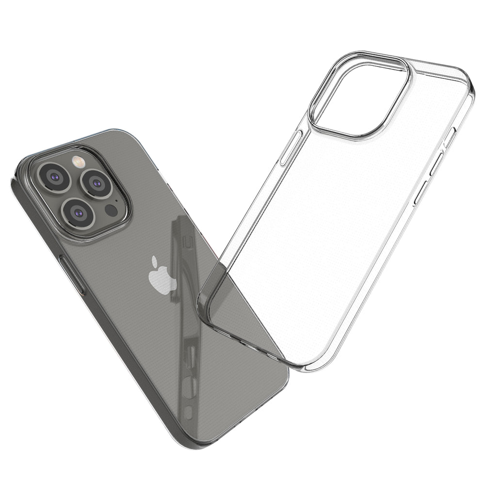 Ultra Clear 0,5 mm iPhone 14 Pro cover gel gennemsigtigt