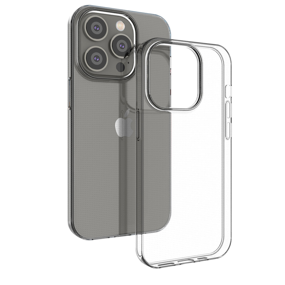 Ultra Clear 0,5 mm iPhone 14 Pro cover gel gennemsigtigt