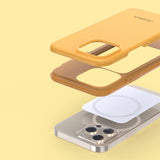 Choetech MFM Anti-drop case Made For MagSafe til iPhone 13 Pro orange (PC0113-MFM-YE)
