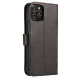 Magnet Case elegant forside med flap og stativ funktion Honor Magic 4 sort