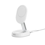 Belkin BoostCharge Pro foldbar trådløs opladningsstander (hvid)