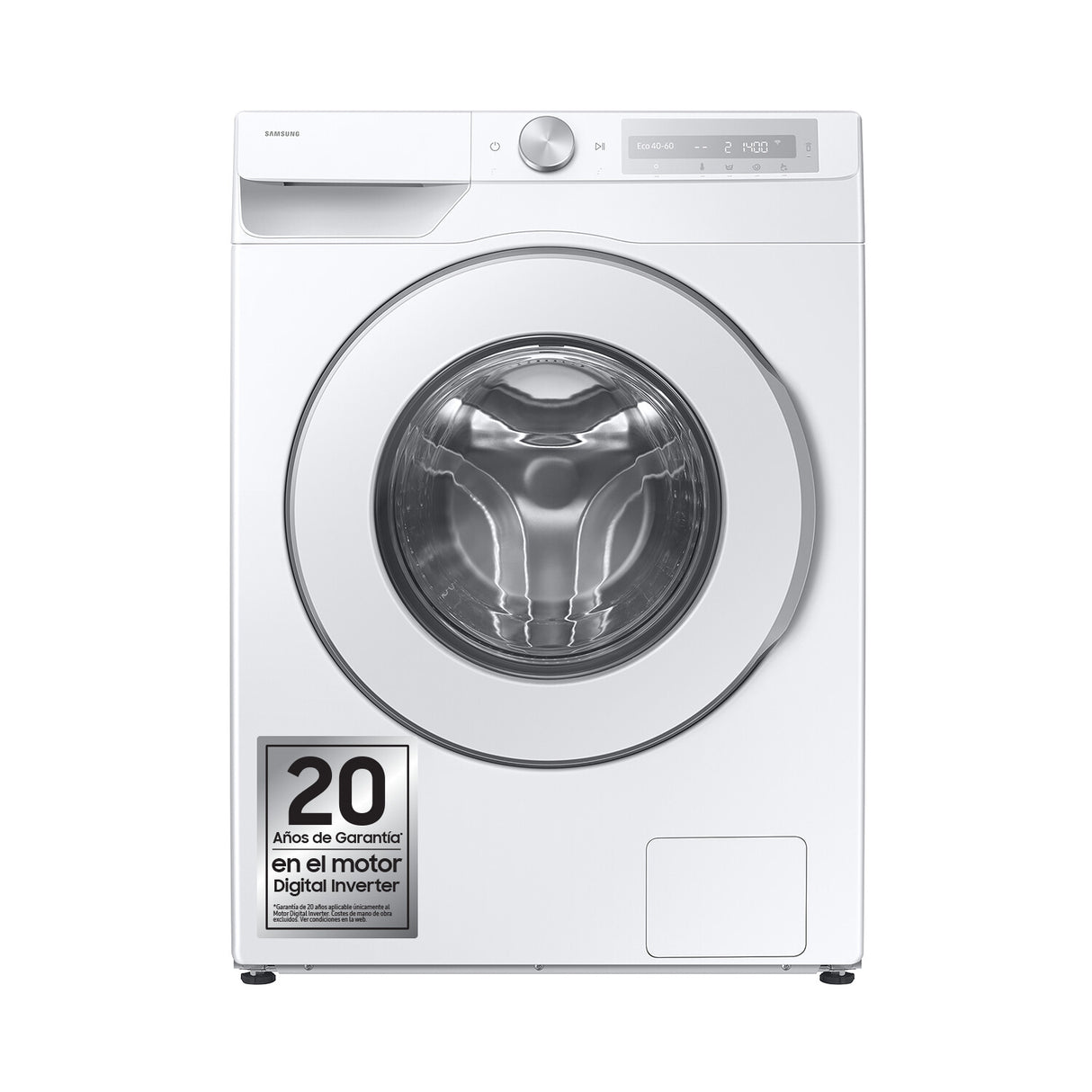 Samsung WW90DG6U85HH vaskemaskine Front-læsning 9 kg 1400 rpm Hvid