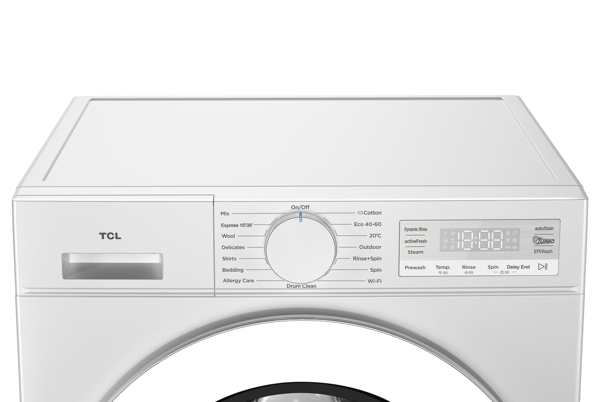 TCL F4 FF1244WA1NE vaskemaskine Front-læsning 12 kg 1400 rpm Hvid