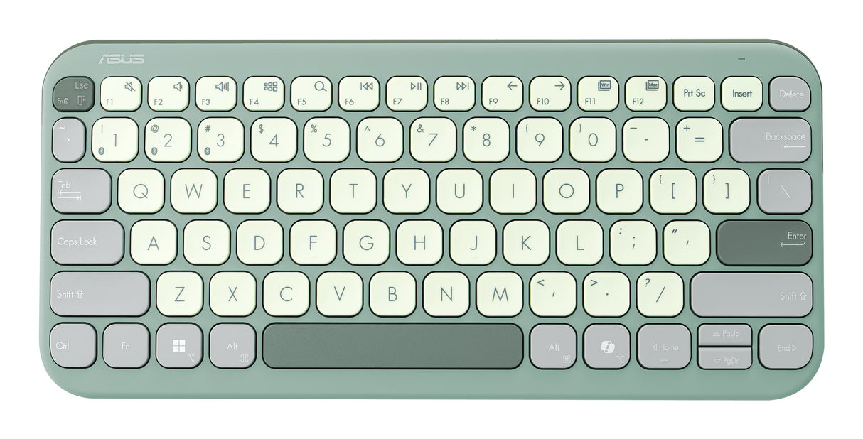 ASUS KW100 KEYBOARD/GN/UI/80 tastatur Universel Bluetooth Grøn