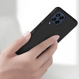 Nillkin Textured Case holdbar forstærket kuffert med gel ramme og nylon tilbage til Samsung Galaxy M53 5G sort