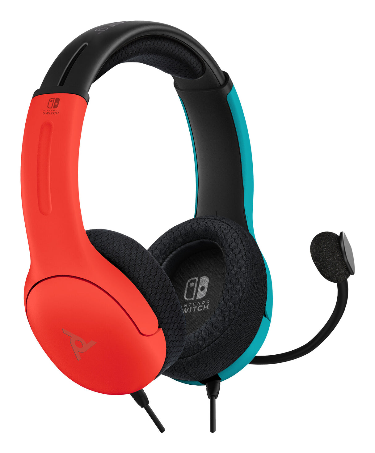 PDP LVL40 Headset Ledningsført Spil Sort, Blå, Rød
