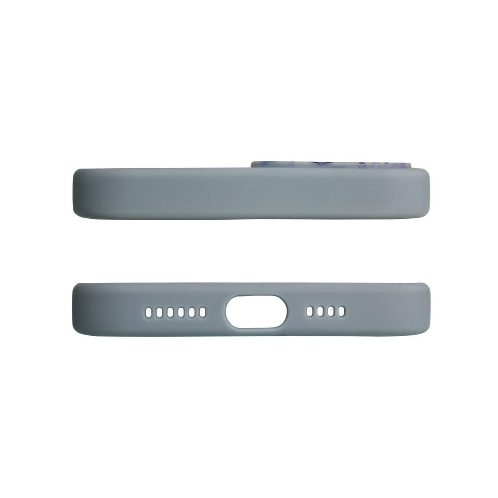 Design Case for iPhone 12 Pro Max blomsterhylster mørkblå