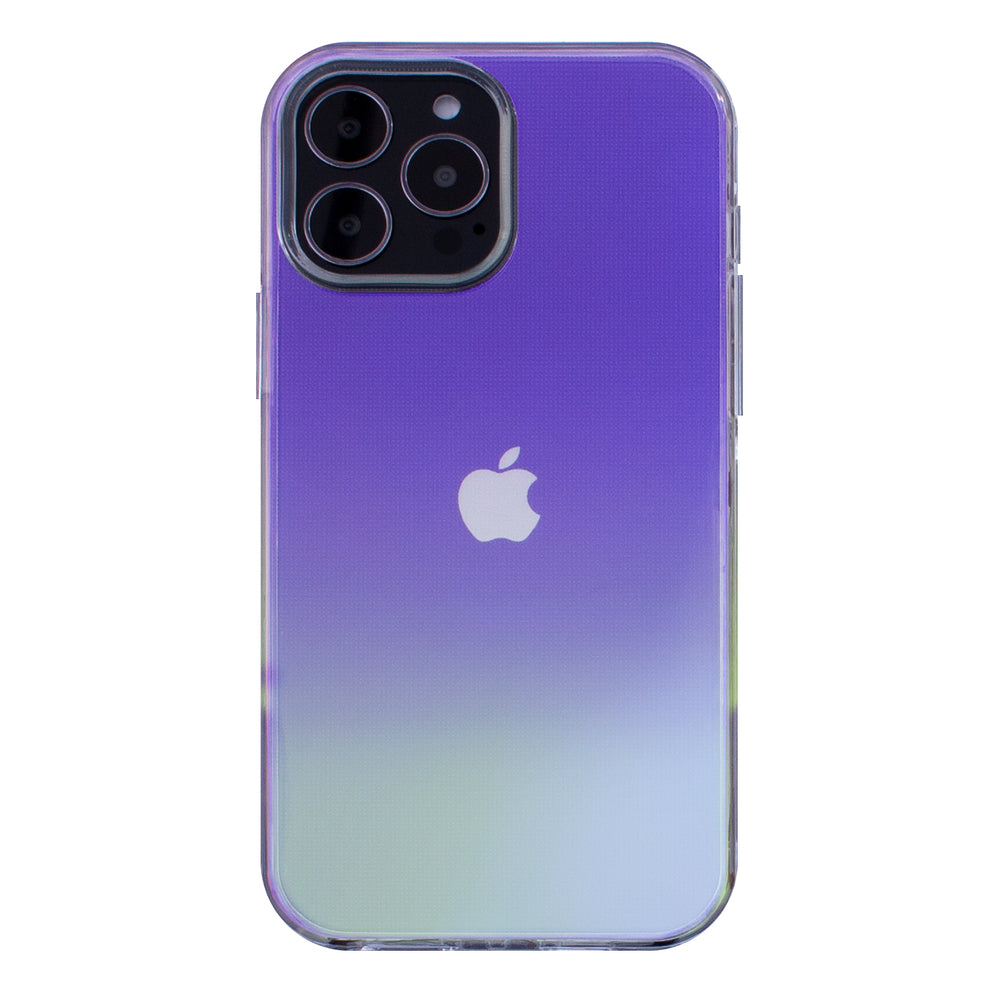 Aurora Case for iPhone 13 gel neon cover lilla