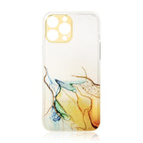 Marmor Case Cover til Xiaomi Redmi Note 11 Gel Cover Orange Marmor