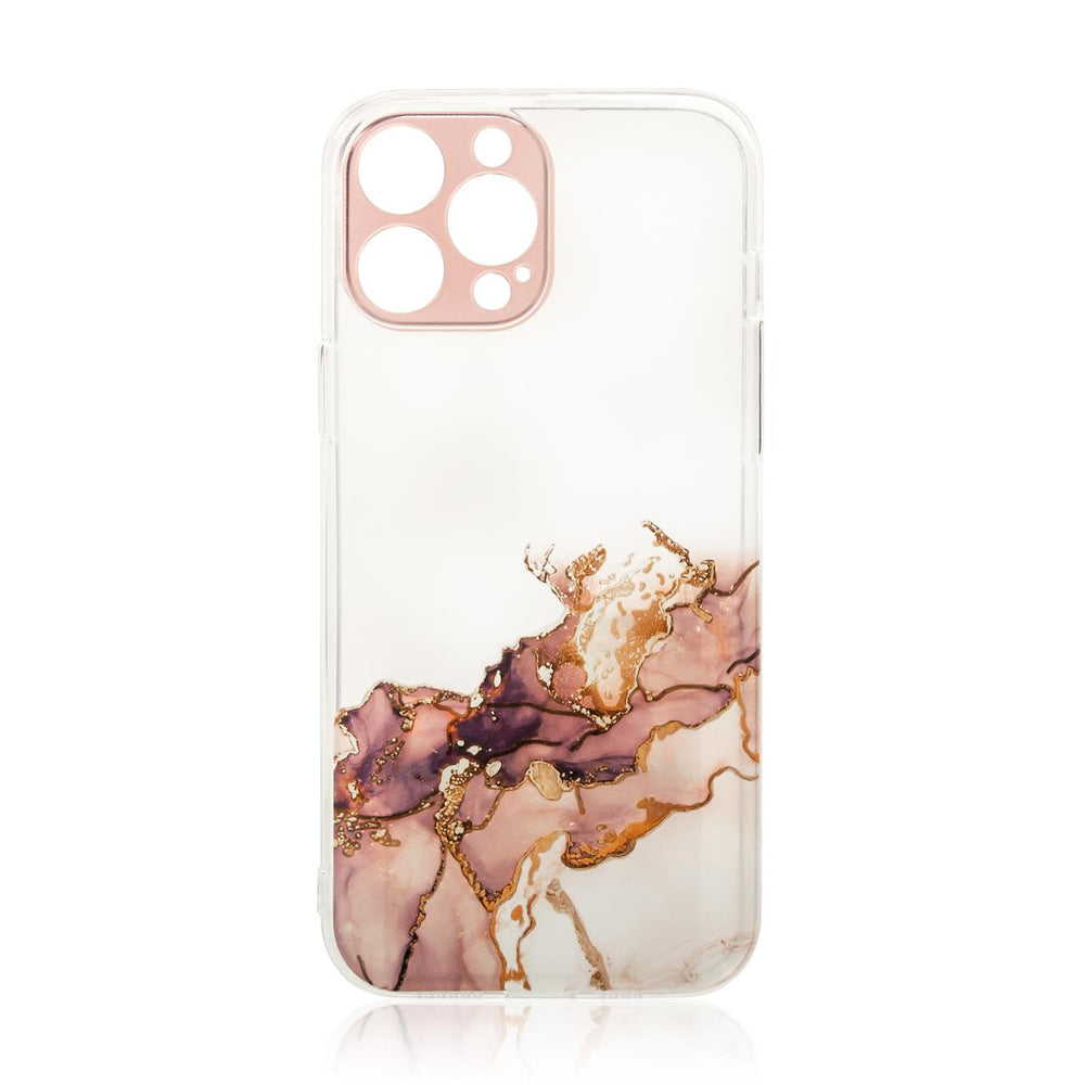 Marble Case Cover til Samsung Galaxy A12 5G Gel Cover Marble Brown