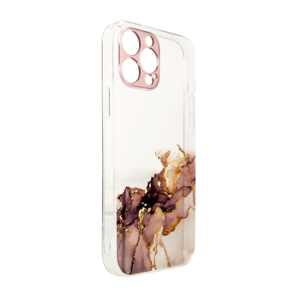 Marble Case Cover til Samsung Galaxy A12 5G Gel Cover Marble Brown
