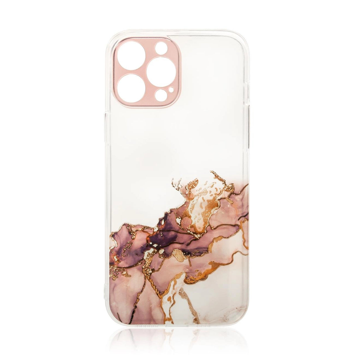 Marmor Case til Xiaomi Redmi Note 11 Gel Cover Marmorbrun