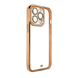 Fashion Case Cover til Xiaomi Redmi Note 11 Pro Guldramme Gel Cover Guld