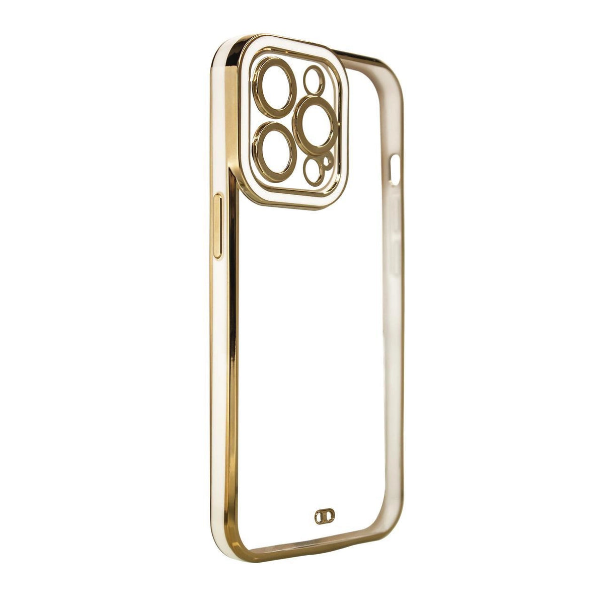 Fashion Case Cover til Xiaomi Redmi Note 11 Pro Gold Frame Gel Cover Hvid