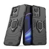 Ring Armor pansrede hybrid case cover + magnetisk holder til OnePlus Ace sort