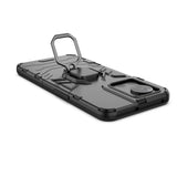 Ring Armor pansrede hybrid case cover + magnetisk holder til OnePlus Ace sort