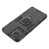 Ring Armor pansrede hybrid case cover + magnetisk holder til OnePlus Ace sort