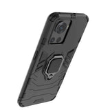 Ring Armor pansrede hybrid case cover + magnetisk holder til OnePlus Ace sort