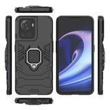 Ring Armor pansrede hybrid case cover + magnetisk holder til OnePlus Ace sort