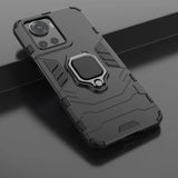 Ring Armor pansrede hybrid case cover + magnetisk holder til OnePlus Ace sort