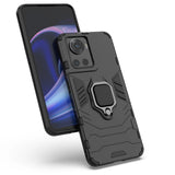 Ring Armor pansrede hybrid case cover + magnetisk holder til OnePlus Ace sort