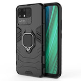 Ring Armor robust hybrid case cover + magnetisk holder Realme Narzo 50A sort