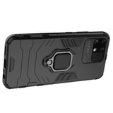 Ring Armor robust hybrid case cover + magnetisk holder Realme Narzo 50A sort