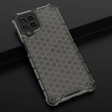 Honeycomb case pansret cover med en gel ramme til Samsung Galaxy M53 5G sort