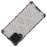 Honeycomb case pansret cover med en gel ramme til Samsung Galaxy M53 5G sort