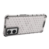 Honeycomb case armored cover with gel frame Oppo A76 / Oppo A36 / Realme 9i transparent