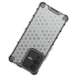 Honeycomb case pansret cover med en gel ramme Vivo V23 5G sort