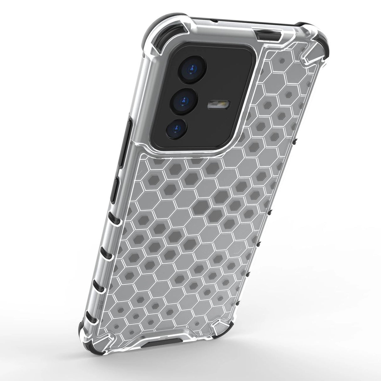 Honeycomb case pansret cover med en gel ramme Vivo V23 5G sort